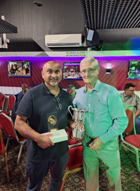 CONGRATULATIONS TO OUR TONY THOMPSON OVER 45'S HANDICAP CHAMPION - SANJAY MEGHANI, SHOTS
